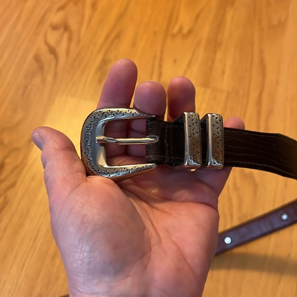 YRI lizard belt NWT made in USA Ryder Cup size 30 concho golf
